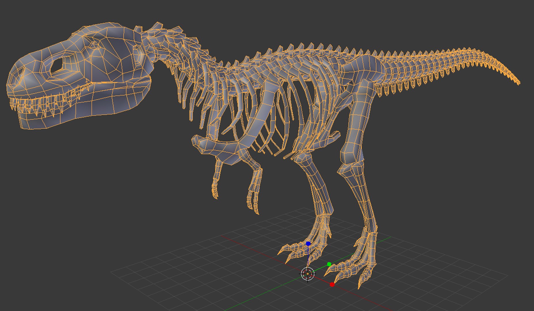 tyrannosaurus skeleton - model https://p.turbosquid.com/ts-thumb/bo/KRpmyj/ZT0hMKdK/render_viewportwire/png/1496555552/1920x1080/fit_q87/5bab10a1c2c865b962d5a23c59bf745ee122c2d6/render_viewportwire.jpg