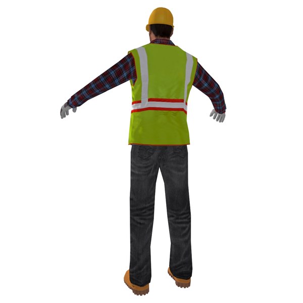 worker man 3d model