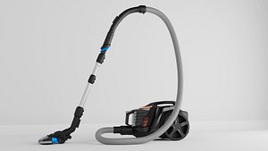Canister Vacuum Cleaner 3D