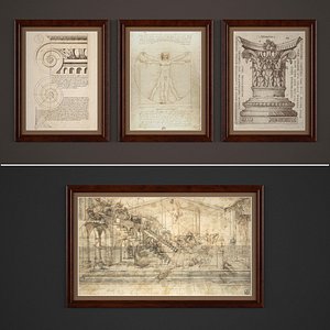3d paintings classic style model