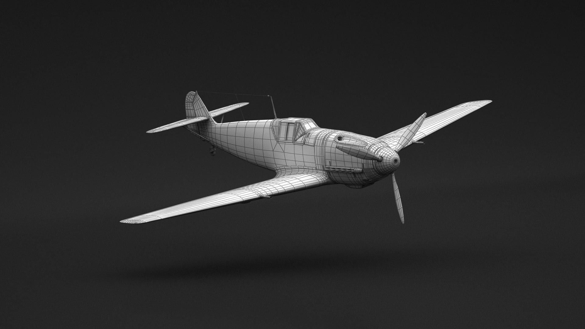 Messerschmitt BF109 3D model - TurboSquid 2011556