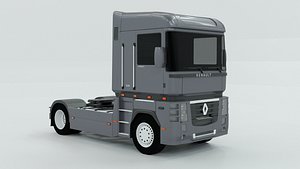 TRUCK Renault MAGNUM 520 Grain-trailerFOR SUBDIV