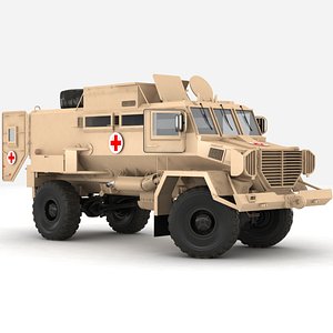 3D Rinkhals  Ambulance model