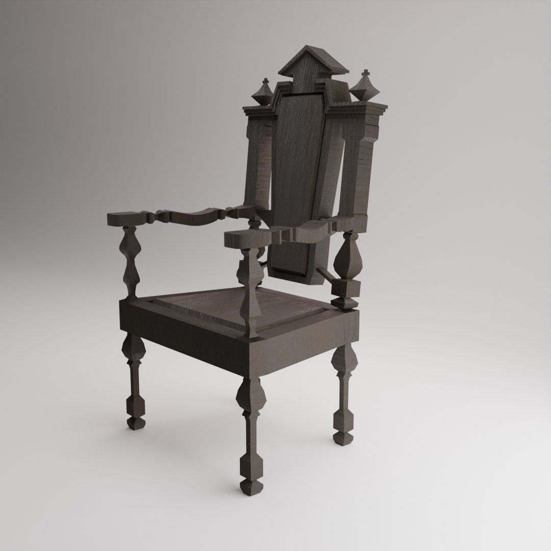 3D Antique chair - TurboSquid 1914922