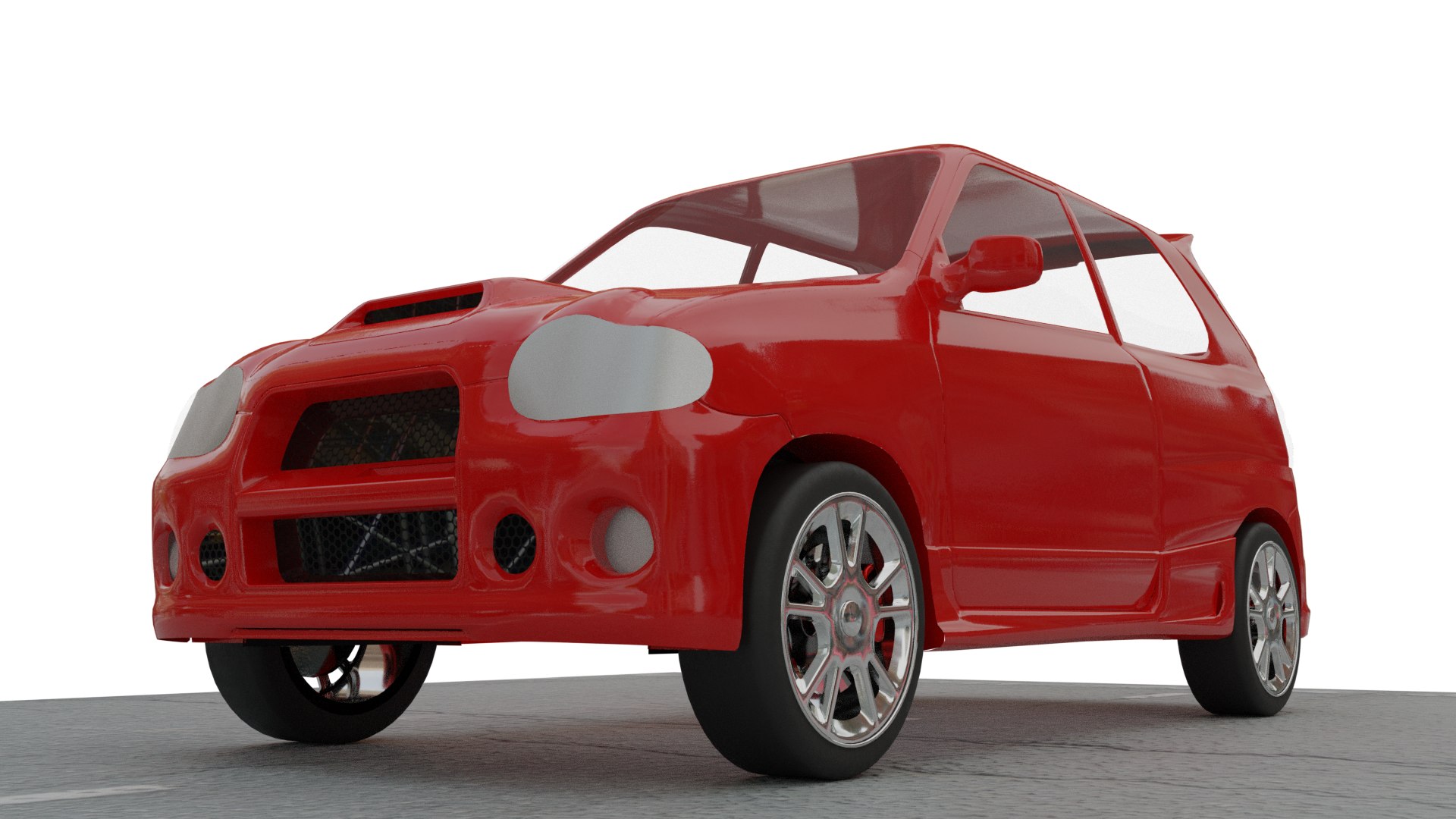 Suzuki Alto Works Rs 3d Blend