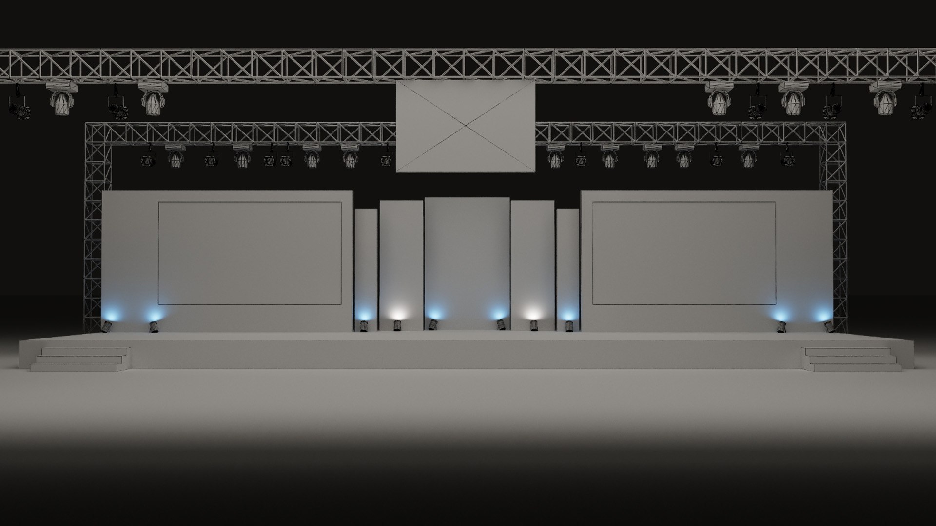 Event Stage 3D Model - TurboSquid 2459438