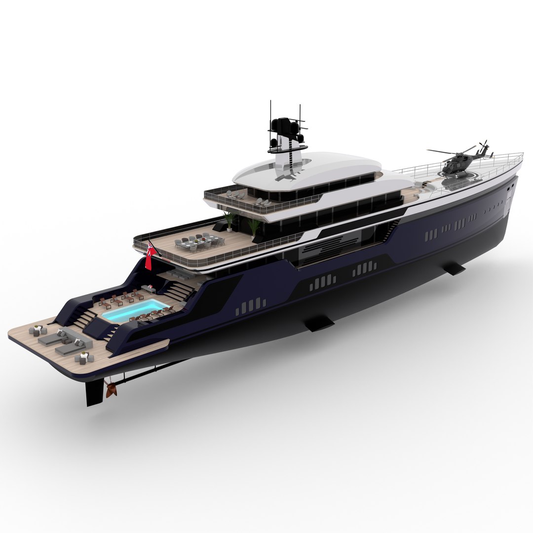 Explorer Superyacht 3D Model - TurboSquid 2219175