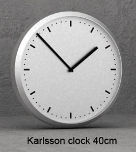 lwo karlsson clock 40cm wall