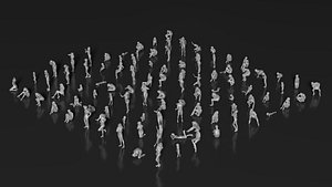 HD People 13 Sad 3D model