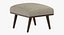 contemporary ottoman 3D