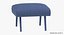 contemporary ottoman 3D