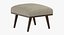 contemporary ottoman 3D