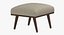 contemporary ottoman 3D