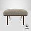 contemporary ottoman 3D