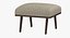 contemporary ottoman 3D