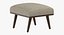 contemporary ottoman 3D