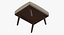 contemporary ottoman 3D