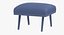 contemporary ottoman 3D
