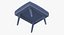 contemporary ottoman 3D