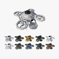 10 SciFi Military Drone I Collection - War Vehicle Fantasy