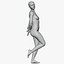 3D model Female mannequin pose 5 PBR