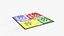 3D Ludo Board Game model