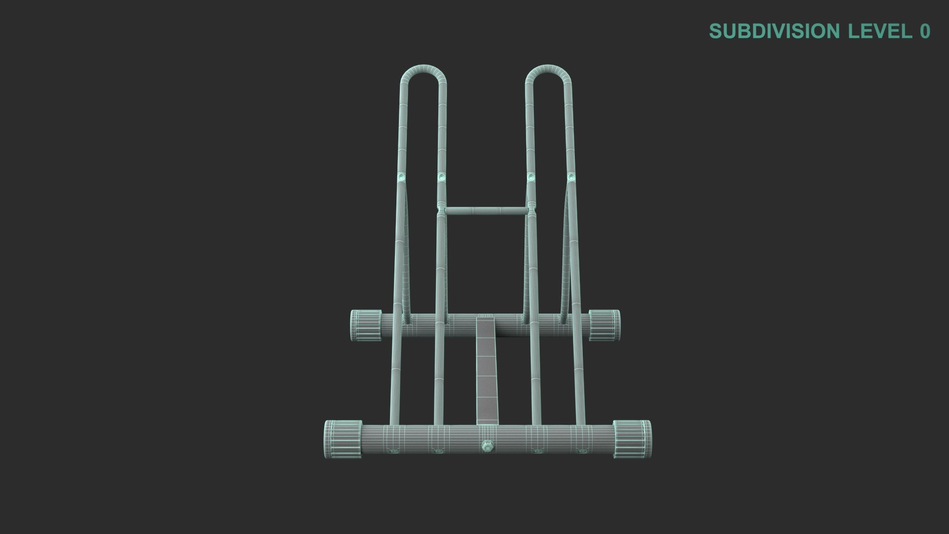 3D model Bicycle Rack https://p.turbosquid.com/ts-thumb/bp/2SdhZM/NS/wireframe0008/jpg/1658208079/1920x1080/fit_q87/6015e2e44be5e5f99d09135c9be599fcfcf924ca/wireframe0008.jpg