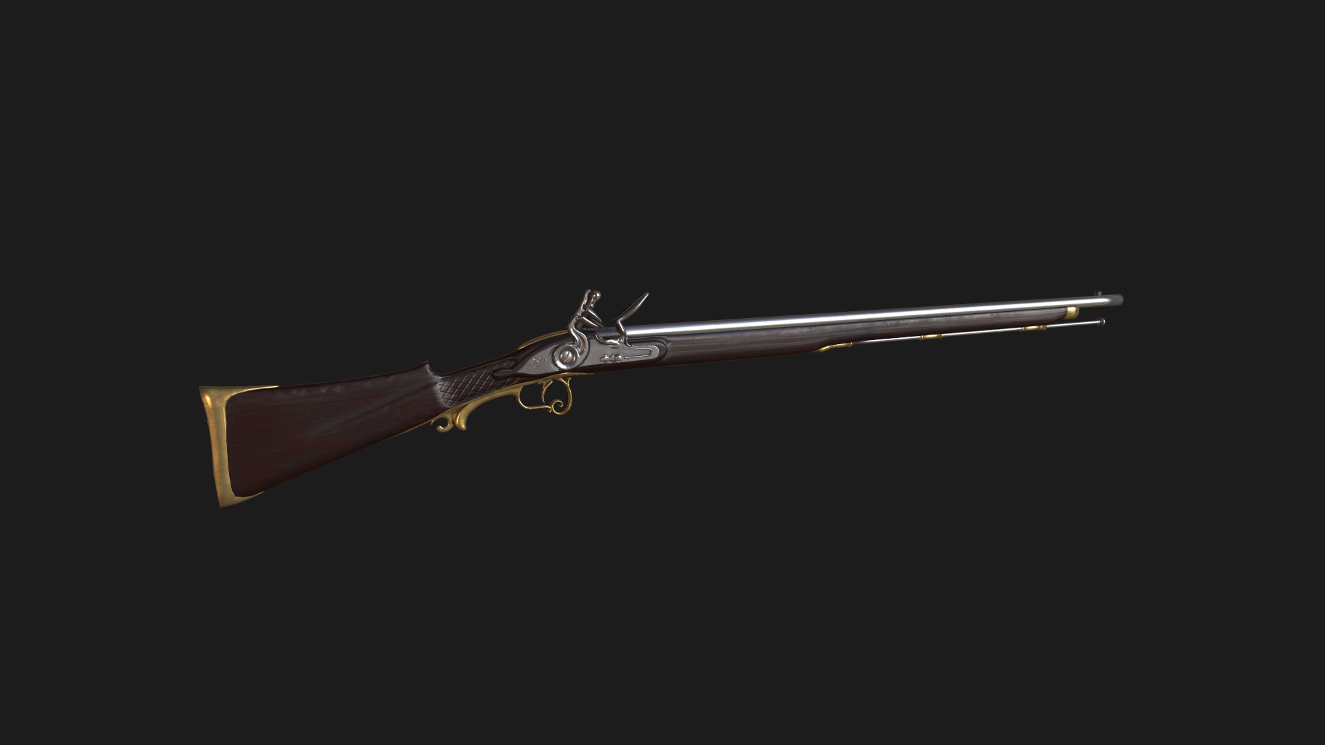 3D brown flintlock musket https://p.turbosquid.com/ts-thumb/bp/3zzmVS/2Wpd54AX/screenshot012/png/1514092627/1920x1080/fit_q87/452d55e4a006175162ae610be8ac16d9a1018c64/screenshot012.jpg