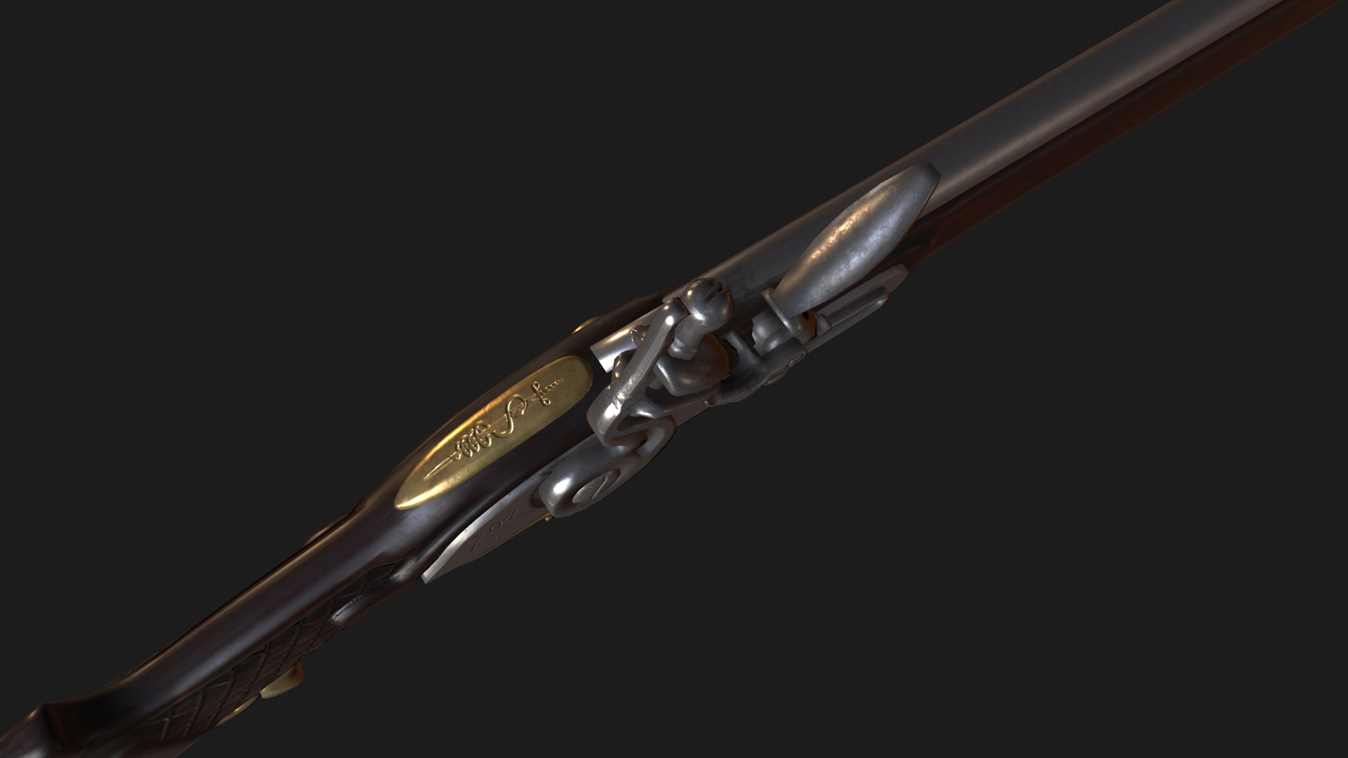 3D brown flintlock musket https://p.turbosquid.com/ts-thumb/bp/3zzmVS/pkScQeV7/screenshot010/png/1514092627/1920x1080/fit_q87/b7581b06e5f32006fc0e9e481003755188ed8d3a/screenshot010.jpg