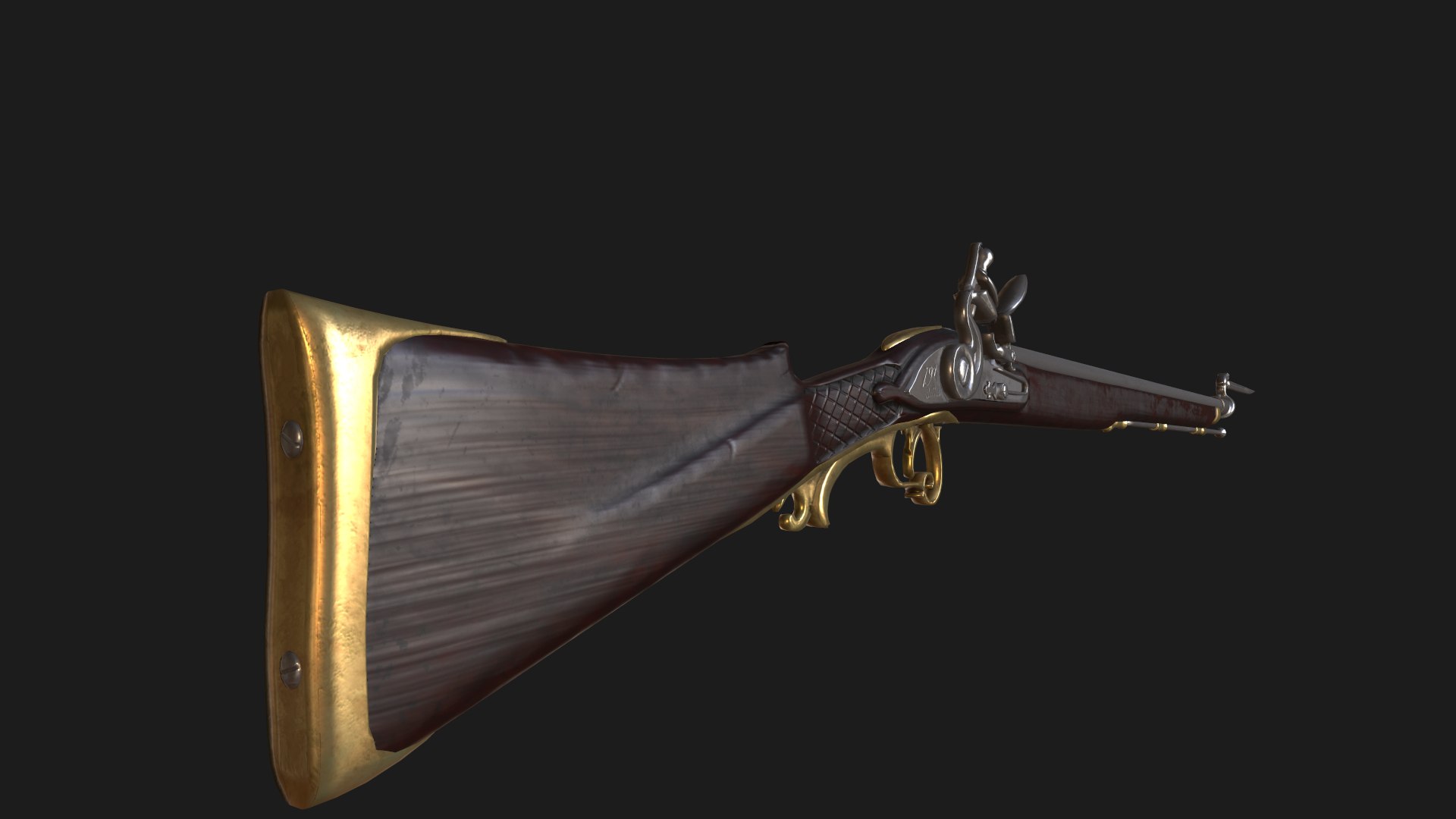 3D brown flintlock musket https://p.turbosquid.com/ts-thumb/bp/3zzmVS/yChWoBkY/screenshot005/png/1514092627/1920x1080/fit_q87/42569d8ff9b19e91afcbff35f9b644cf48866787/screenshot005.jpg
