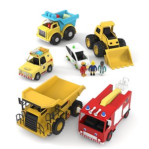 Toy Car Gaming Set