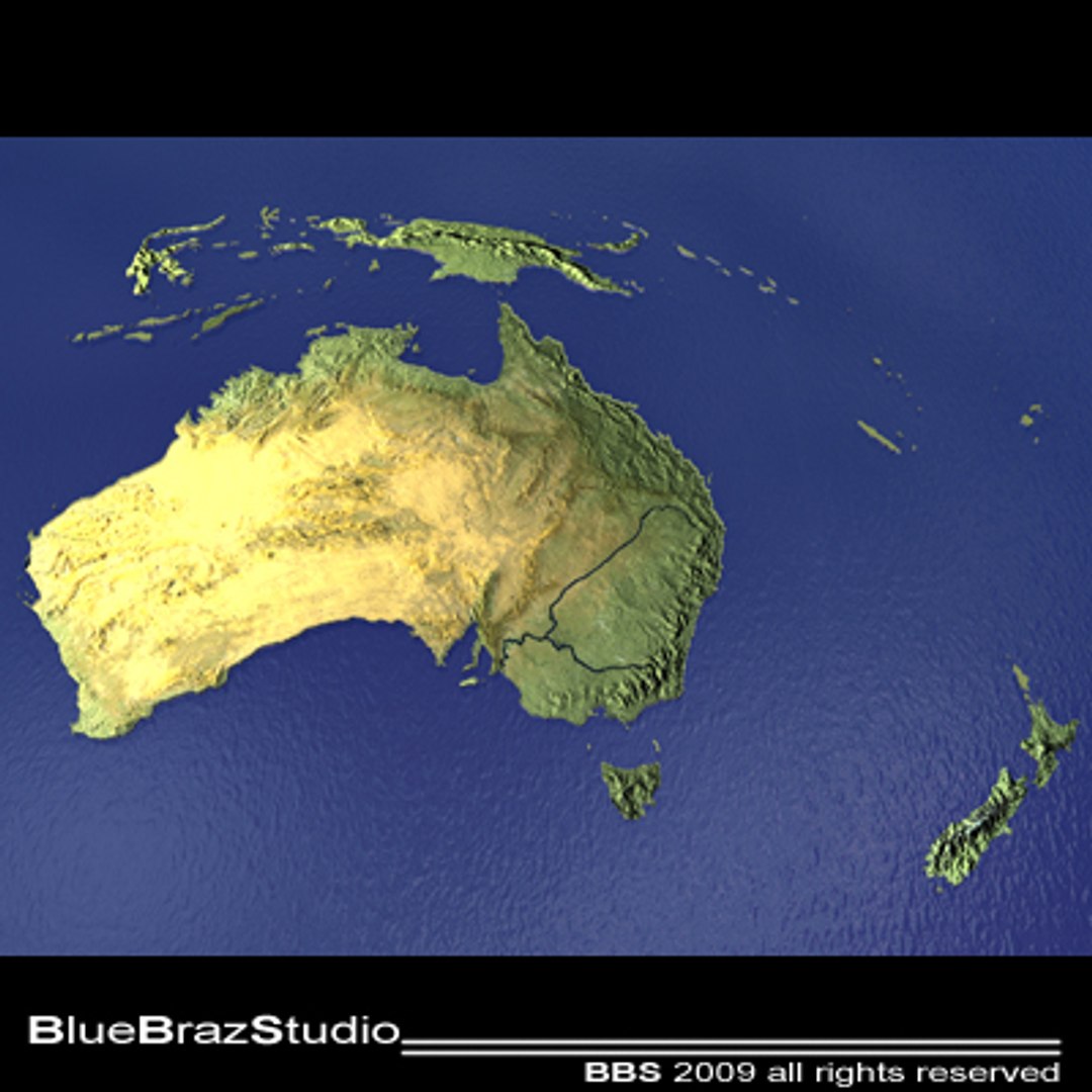 3d Australia New Zealand