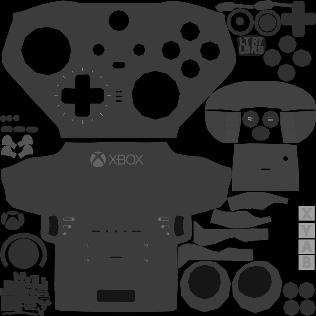 Manette sans fil Xbox Elite Series 2 Blanc modèle 3D $39 - .3ds .blend .c4d  .fbx .max .ma .lxo .obj - Free3D