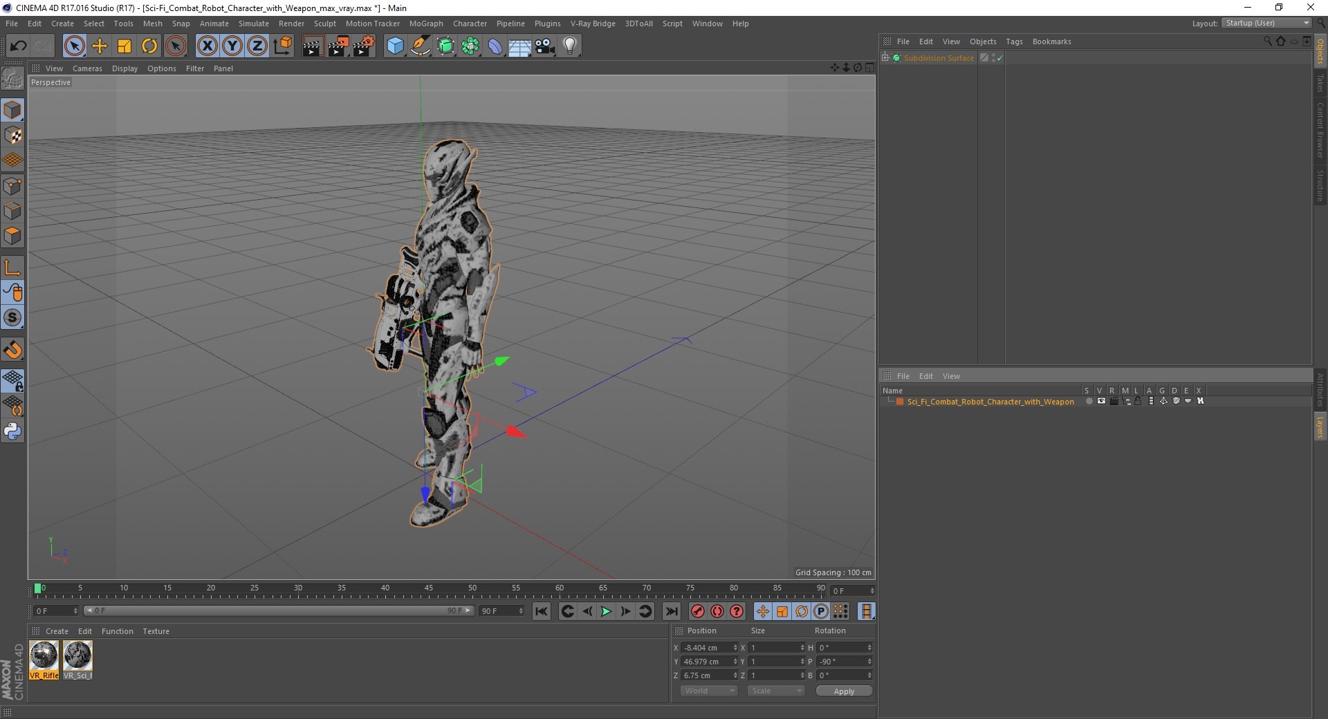 3D Sci-Fi Combat Robot Character with Weapon model https://p.turbosquid.com/ts-thumb/bp/CoqvrN/1s/scificombatrobotcharacterwithweapon3dmodel035/jpg/1723654008/1920x1080/fit_q87/620e6571ef842ad06e2de7d3fc7fb0d2f771db85/scificombatrobotcharacterwithweapon3dmodel035.jpg