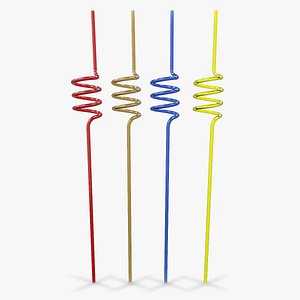 4 Drinking Straws