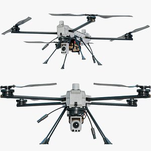 Rigged C100 Defense Heavy-Lift Military Quadcopter PBR
