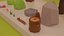 Low Poly Trees Grass and Rocks Lite