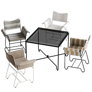3D Tropique Dining Set by GUBI