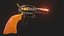 Revolver Gun - Low Poly - Game Ready - PBR