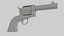 Revolver Gun - Low Poly - Game Ready - PBR