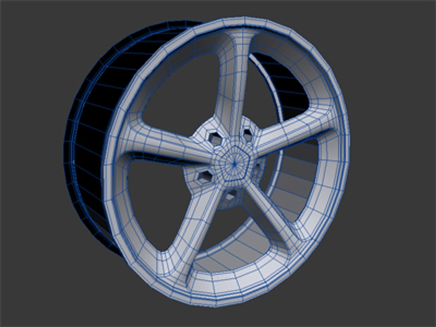 Aftermarket Wheel Rim 3d Obj