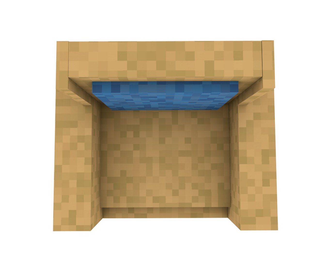 Armchair Minecraft Furniture C4d
