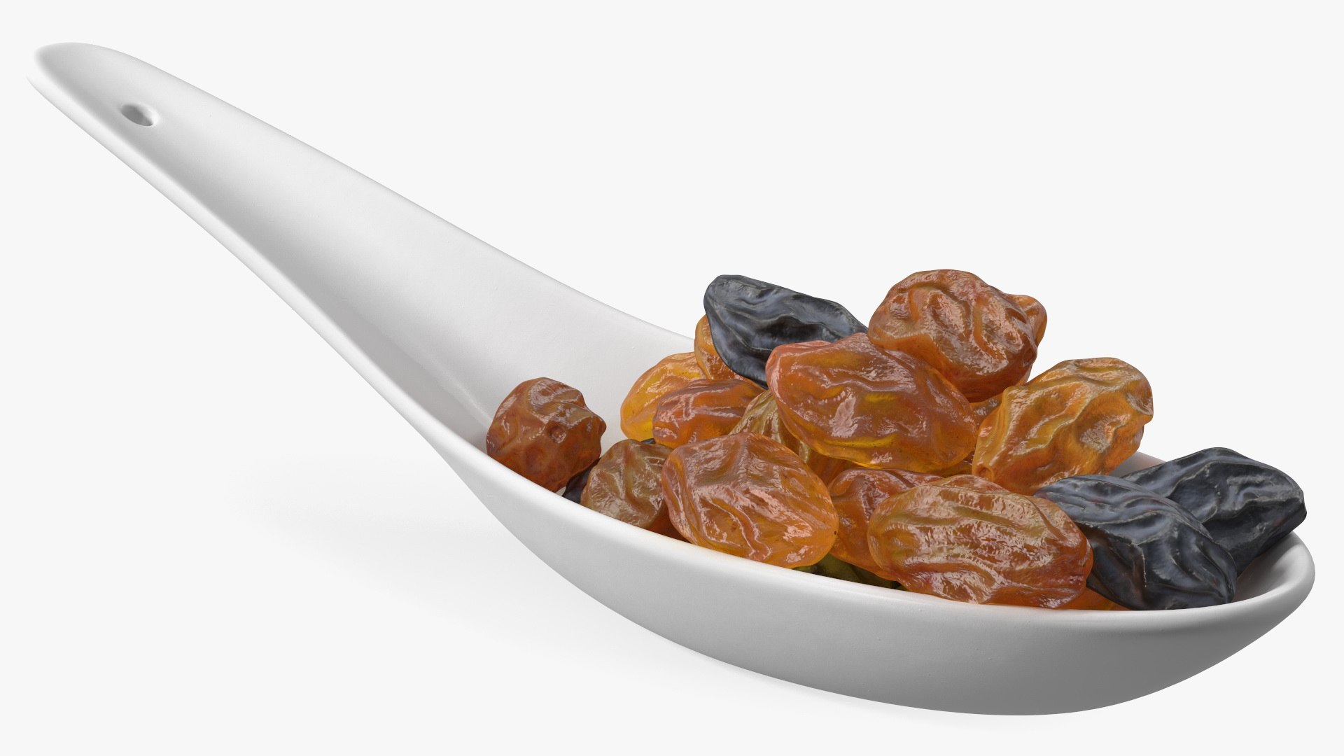 Spoon with Mixed Raisins 3D model preview