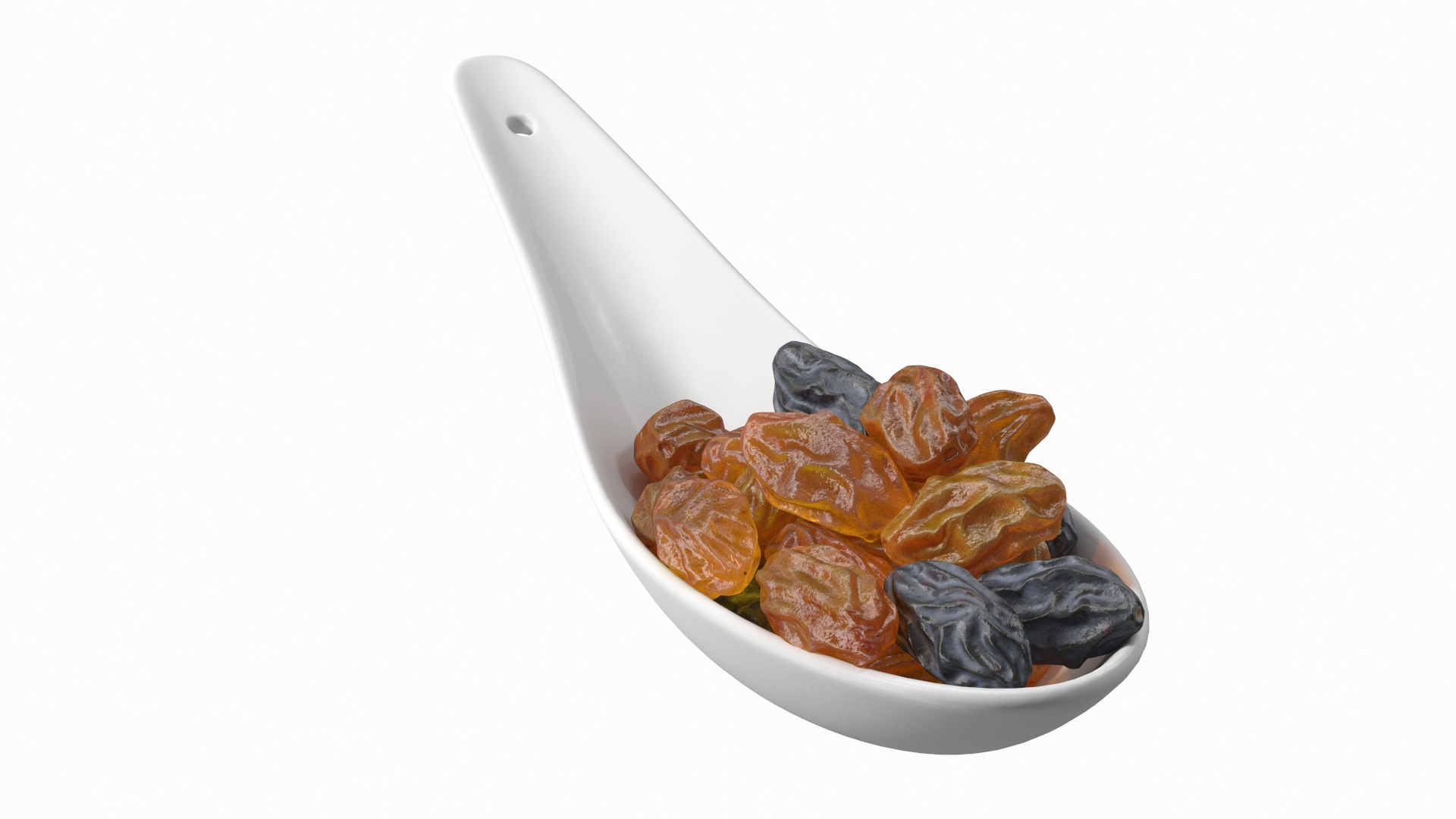 3D Model Spoon With Mixed Raisins - TurboSquid 1782480
