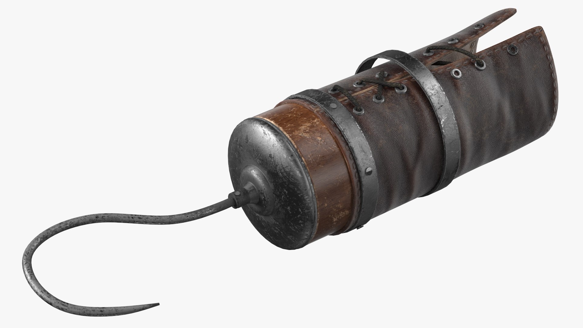 3D Pirate Prosthetic Hook Arm Model - TurboSquid 1715324