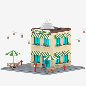 Cartoon Coffee Shop