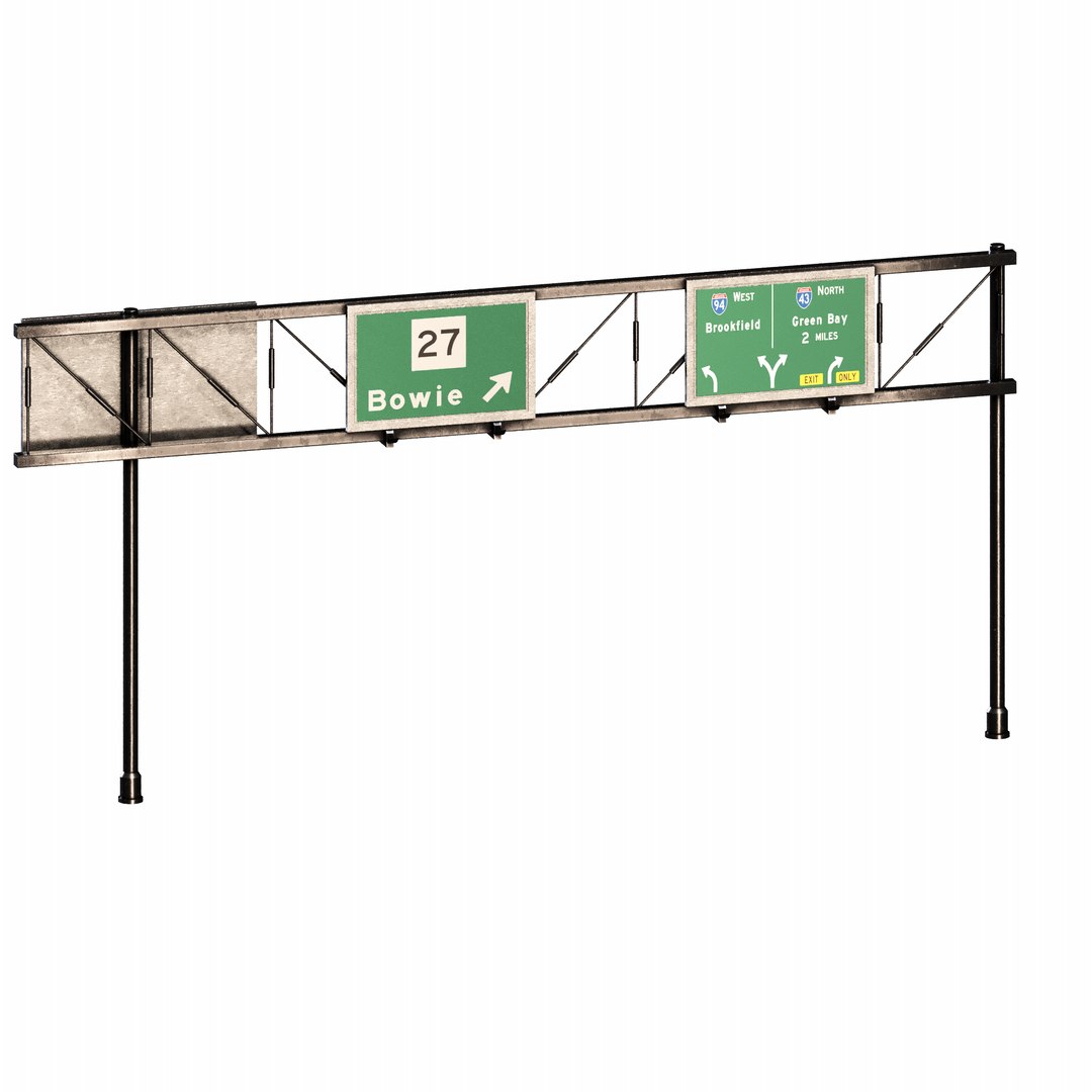 Road Sign 3D - TurboSquid 2308431