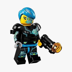 Lego Cyborg - Rigged Minifigure - 71013-3