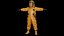Hazmat Suit Orange - Rigged