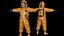 Hazmat Suit Orange - Rigged